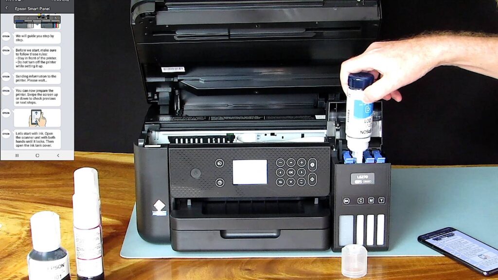 Filling Epson Ecotank
